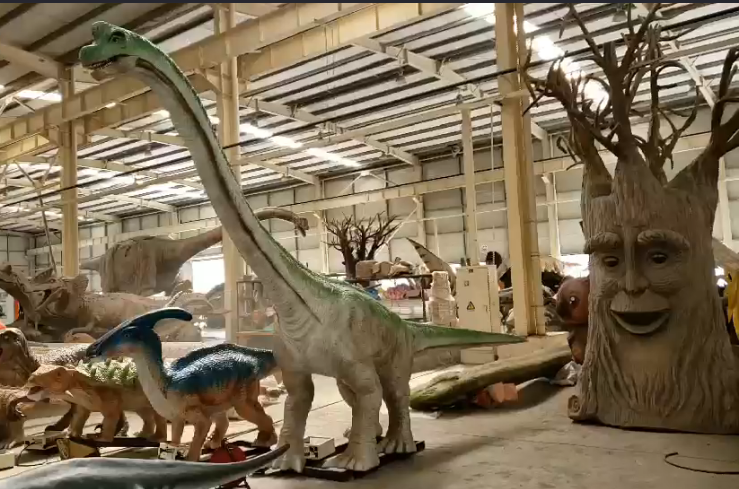 仿真恐龙工厂实拍-仿真恐龙造作工厂
