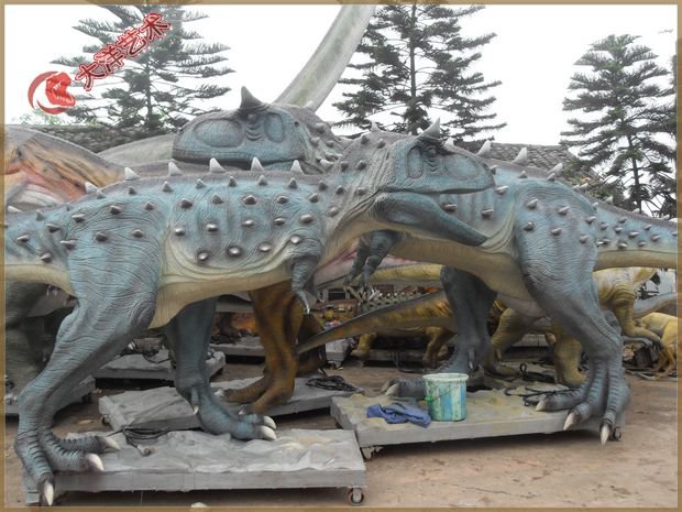 仿真恐龙造作现场-造作现场