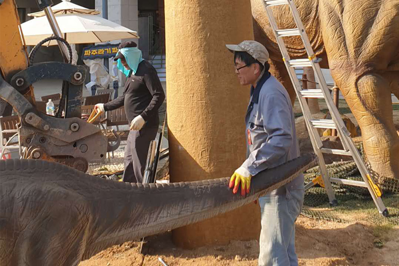 韩国客户自行装置