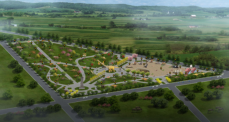 哈萨克斯坦恐龙公园设计规划