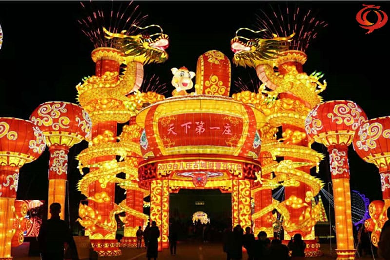 台儿庄灯会，，，，，，，节庆灯会造作