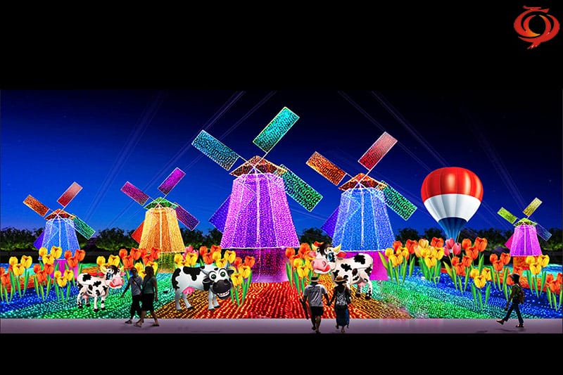 《风车》彩灯设计规划